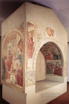 ベノッツォ・ゴッツォーリ Painting - 訪問の神殿 ベノッツォ・ゴッツォーリ